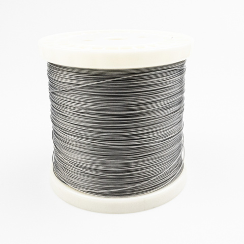 Nylon-coated steel cable - 1mm - Silver